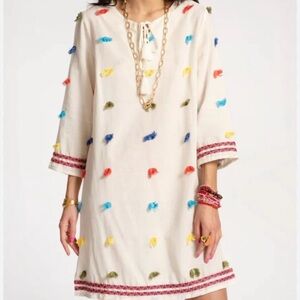 FRANCES VALENTINE‎ Capri Tunic Dress in Dobby Dots size XS